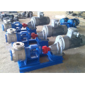 High viscosity heated jacket internal gear oil pump